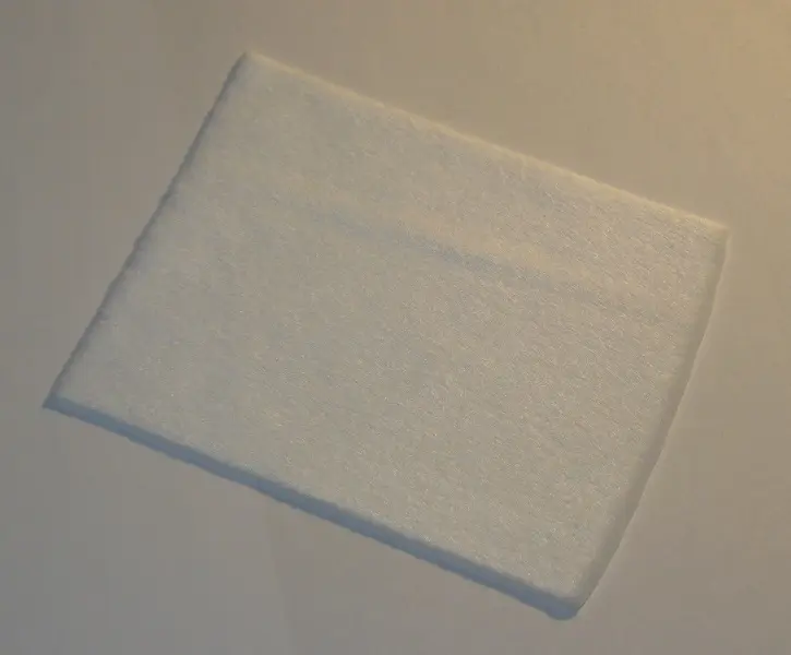 White Duplo, Cloth Blanket 8 x 10 cm, Plush