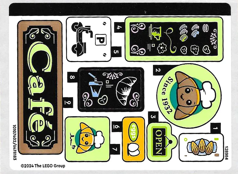 Sticker Sheet for Set 42618 - (10107402/6478183)