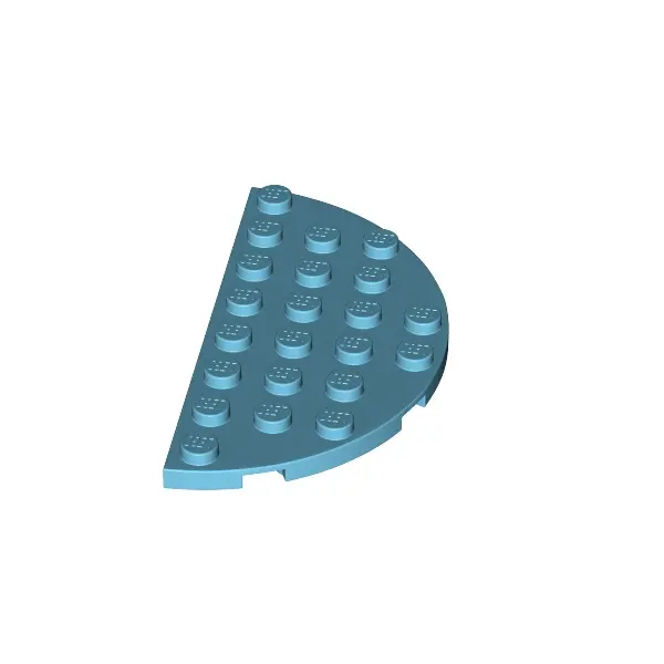 1/2 CIRCLE PLATE 4X8