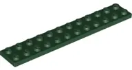 Dark Green Plate 2 x 12