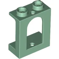 Sand Green Window 1 x 2 x 2 Castle