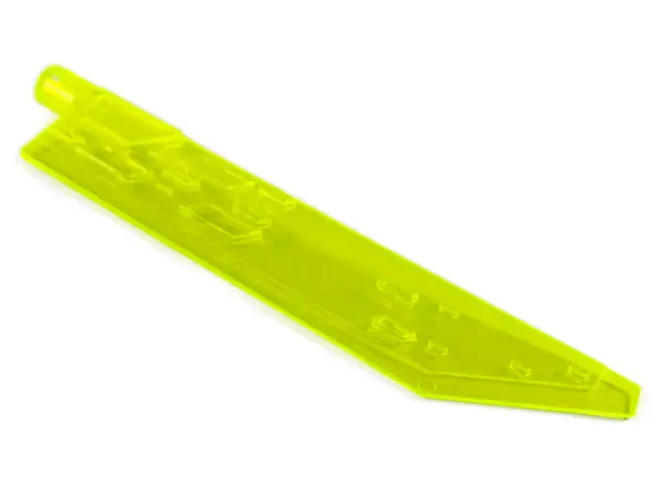 Trans-Neon Green Propeller 1 Blade 14L with Axle Hole (Sword Blade)