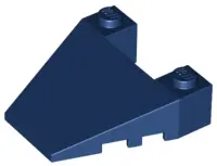 Dark Blue Wedge 4 x 4 Taper with Stud Notches