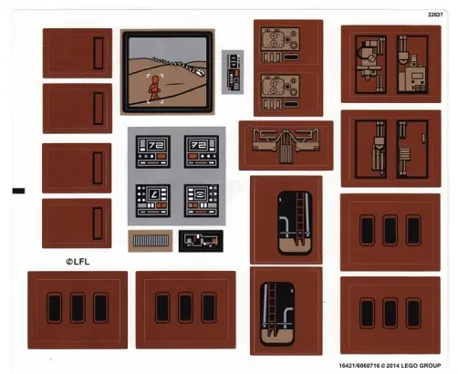 Sticker Sheet for Set 75059 - International Version - (16421/6060716)