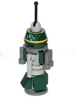 Astromech Droid, R1-G4, Decorated Truncated Cone