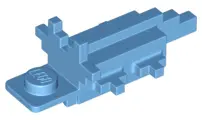 Medium Blue Axolotl Body Pixelated