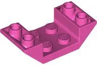 Dark Pink Slope, Inverted 45 4 x 2 Double with 2 x 2 Cutout