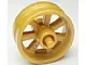 Pearl Gold Wheel 15mm D. x 6mm City Motorcycle