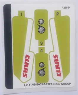 Sticker Sheet for Set 42102 - (65481/6282035)