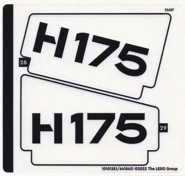 Sticker Sheet for Set 42145, Sheet 2 - (10101351/6418451)