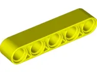 Neon Yellow Technic, Liftarm Thick 1 x 5