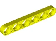 Neon Yellow Technic, Liftarm Thin 1 x 6