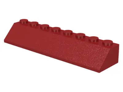 Dark Red Slope 45 2 x 8