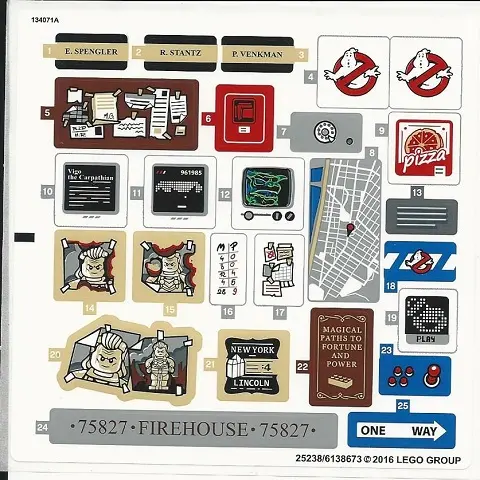 Sticker Sheet for Set 75827, Sheet 1 - (25238/6138673)