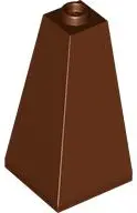 Reddish Brown Slope 75 2 x 2 x 3 Double Convex