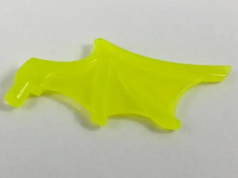 Trans-Neon Green Minifigure Wing Webbed