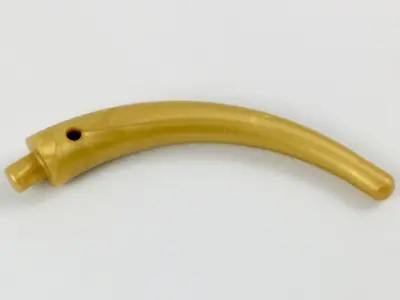 Pearl Gold Dinosaur Tail End Section / Horn