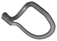 Dark Bluish Gray Rein with Bridle Flexible