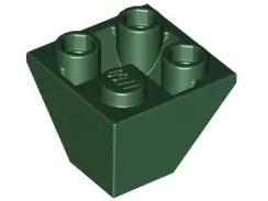 Dark Green Slope, Inverted 45 2 x 2 Double Convex