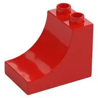 DUPLO BRICK, BOW 2X3X2