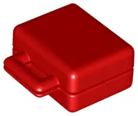 Red Duplo Utensil Suitcase with Plain Front and Back