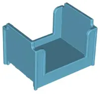 Medium Azure Duplo, Furniture Bunk Bed