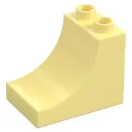 DUPLO BRICK, BOW 2X3X2