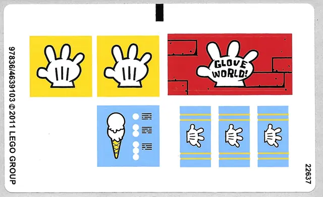 Sticker Sheet for Set 3816 - (97836/4639103)