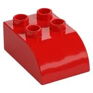 DUPLO BRICK, BOW 2X3X1