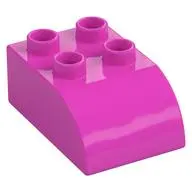 DUPLO BRICK, BOW 2X3X1