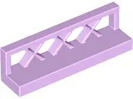 Lavender Fence 1 x 4 x 1 Lattice