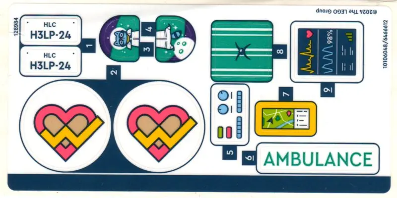 Sticker Sheet for Set 42613 - (10106048/6466612)