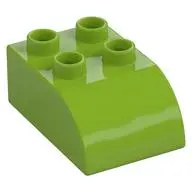 DUPLO BRICK, BOW 2X3X1