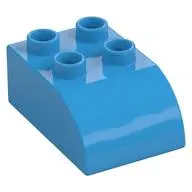 DUPLO BRICK, BOW 2X3X1