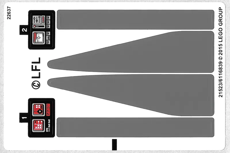 Sticker Sheet for Set 75096 - International Version - (21523/6116839)