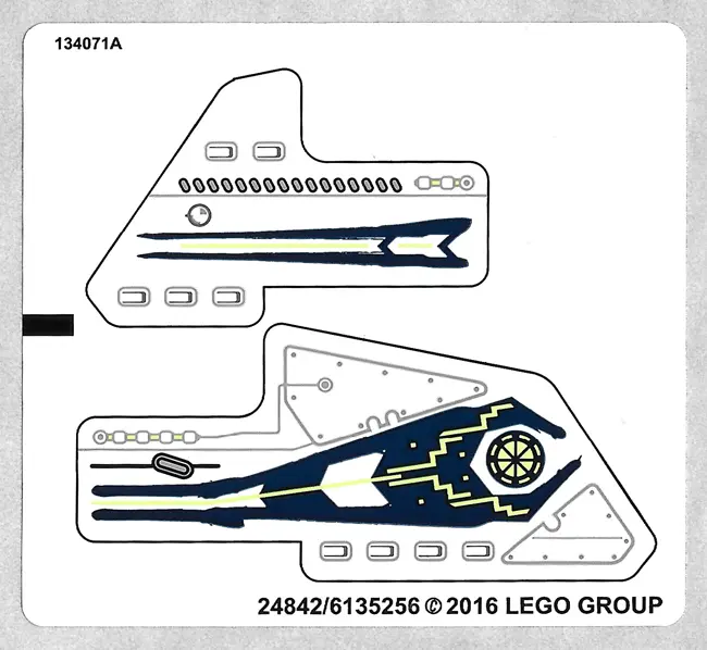 Sticker Sheet for Set 71311 - (24842/6135256)