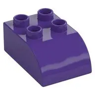 DUPLO BRICK, BOW 2X3X1