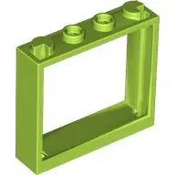 Lime Window 1 x 4 x 3 - No Shutter Tabs