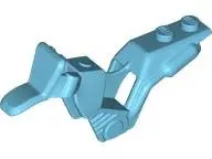 Medium Azure Motorcycle Fairing, Stuntz Dirt Bike