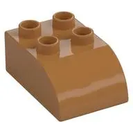 DUPLO BRICK, BOW 2X3X1
