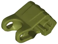 Olive Green Hero Factory Fist with Axle Hole - 4 Fingers
