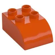 DUPLO BRICK, BOW 2X3X1