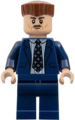 Jonah Jameson - Dark Blue Suit, Reddish Brown Hair