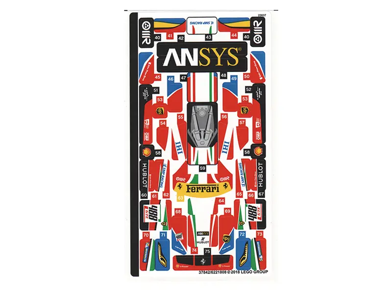 Sticker Sheet for Set 75889, Sheet 2 - (37842/6221808)