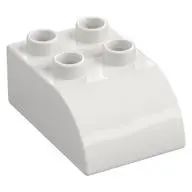 DUPLO BRICK, BOW 2X3X1