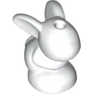 White Bunny / Rabbit, Friends Style, Baby, Sitting