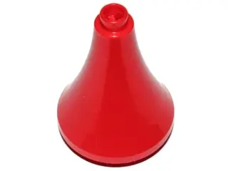 Red Duplo Roof Spire 3 x 3 x 3 (Tapered Cone)