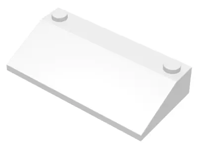 White Slope 33 3 x 6 without Inner Walls