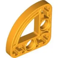 Bright Light Orange Technic, Liftarm, Modified L-Shape Quarter Ellipse Thin 3 x 3