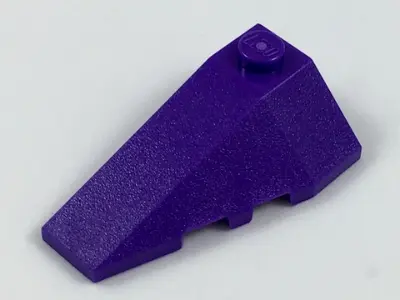 Dark Purple Wedge 4 x 2 Triple Left